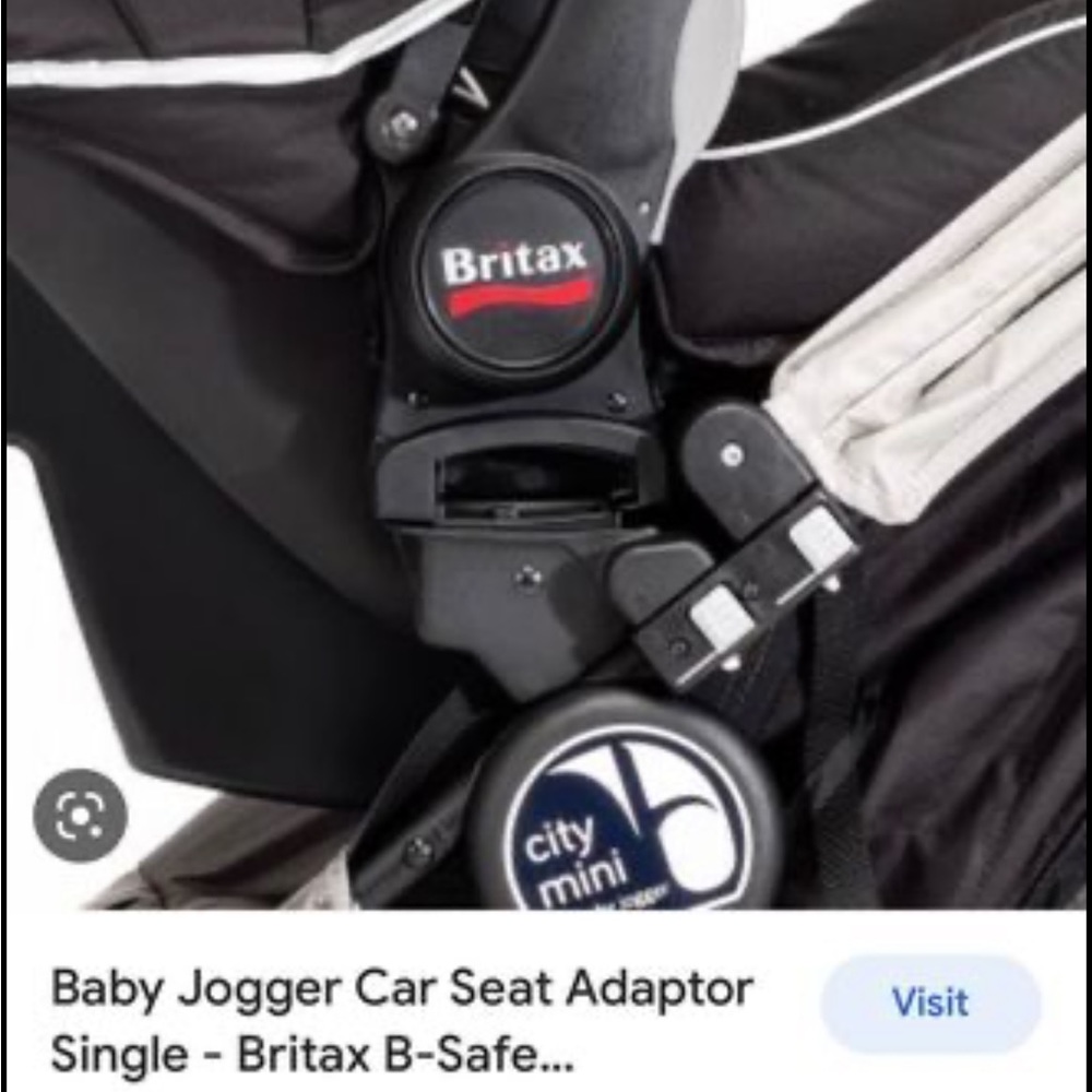 Car seat adapter. Britax to city mini